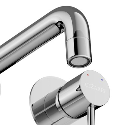 RELAX-BLI2-1-01-W0 Смеситель для раковины встраиваемый с внутренней частью, без донного клапана, хром