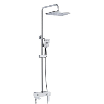 Душевая система латунь белый/хром R2736F