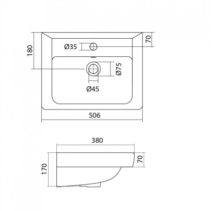 Раковина Santek Тигода 50
