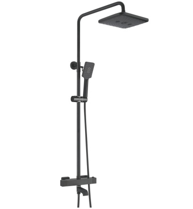 Душевая система латунь черный R3536H