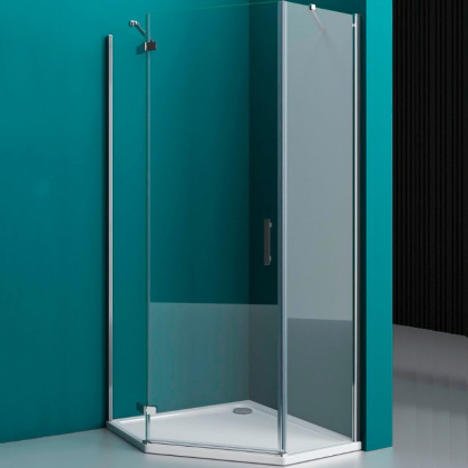 Душевой уголок BelBagno KRAFT-P-1-80-C-Cr-L Душевой уголок BelBagno KRAFT-P-1-80-C-Cr-L