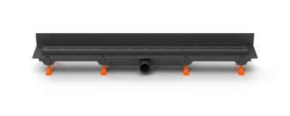 Душевой лоток 65 см Creto Walkway CRE-650 WB-P с решеткой, черный