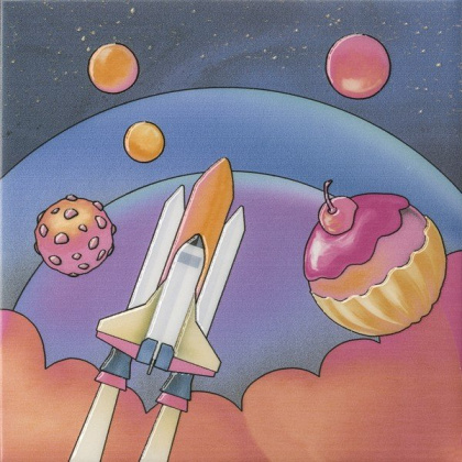 Керамический декор VT\A384\5009 Космос синий (20см*20см*6,9мм) (10шт/0,4м2) Космос 6, шт.