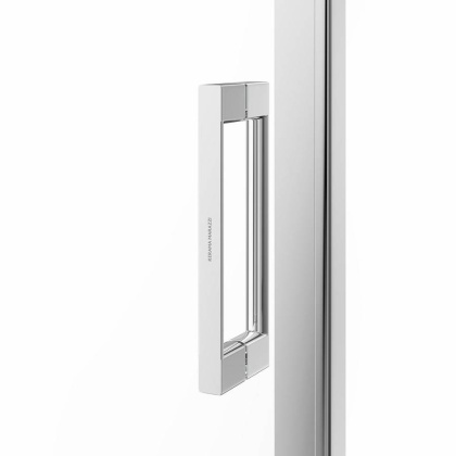 Душевая дверь vetro, раздвижная, 100х195, хром 