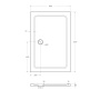 Передняя панель SMC поддона CEZARES TRAY-M-AH-140/90-SCR Передняя панель SMC поддона CEZARES TRAY-M-AH-140/90-SCR