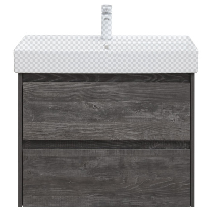 Тумба под раковину Aquanet Nova Lite 75 дуб серый (2 ящика)