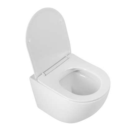 Унитаз подвесной безободковый с сиденьем BELBAGNO SFERA-R