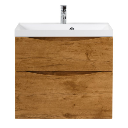 Тумба с раковиной подвесная BelBagno MARINO-H60 70 Rovere Nature, раковина белая Тумба с раковиной подвесная BelBagno MARINO-H60 70 Rovere Nature, раковина белая