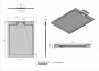 Поддон для душа из искусственного камня VST-4SRL9012G, 900*1200*25, серый Поддон для душа из искусственного камня VST-4SRL9012G, 900*1200*25, серый