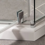 Душевой уголок Slim-U VSP-2SU900CLB, 900*900, м.черный, стекло прозрачное Душевой уголок Slim-U VSP-2SU900CLB, 900*900, м.черный, стекло прозрачное
