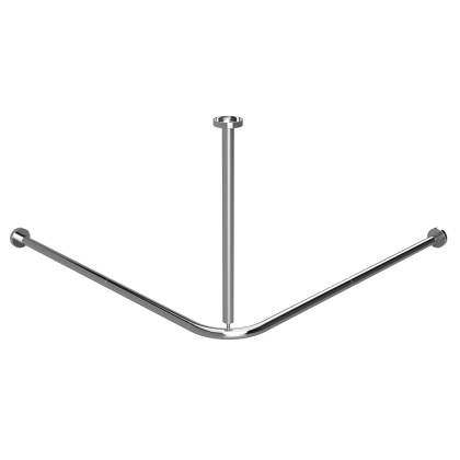 Угловой карниз для душа, разборный, 900 × 900 мм