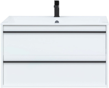 Тумба под раковину Aquanet Lino 90 белый матовый Тумба под раковину Aquanet Lino 90 белый матовый