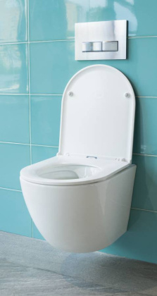 Унитаз подвесной безободковый укороченный Creto Cer C1 белый