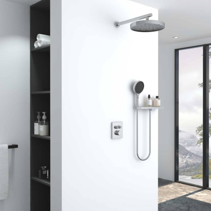 Душевой комплект Inspire VSFW-3I21MT2RCH встраиваемый, термостатический, двухрежимный, хром