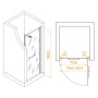 Душевая дверь RGW PA-103, RGW 020810308-11