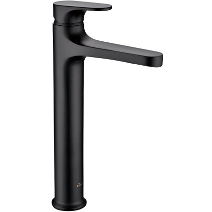 Смеситель для умывальника высокий SPECTRE черный матовый