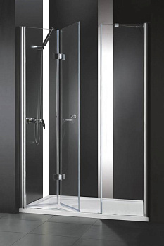 Душевая дверь ELENA-W-BS-13-30+40/40-P-Cr-R Условные размеры, мм:1100х1950 Габариты с диапазоном регулировок, мм:(1085-1125)х1950 