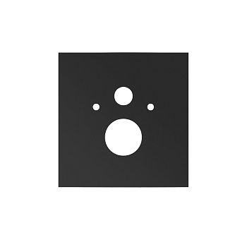 Стеклянная панель TECElux для установки стандартного унитаза, нижняя, стекло черное