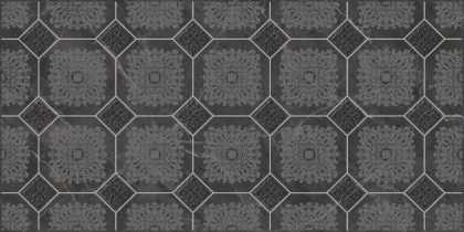 Декор VT\B86\34030 Olimpus Grand черный 25*50,шт