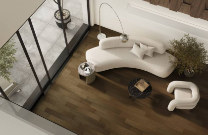 Кварцевый паркет Quartz Parquet Классик Дуб Брауни, 413, 5/0,6 мм