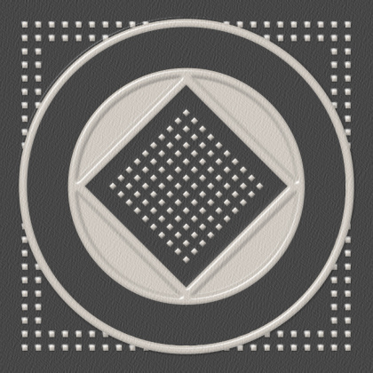 Декоративная вставка Macedonia Grey  5,8x5,8x7 непол. Декоративная вставка Macedonia Grey  5,8x5,8x7 непол.