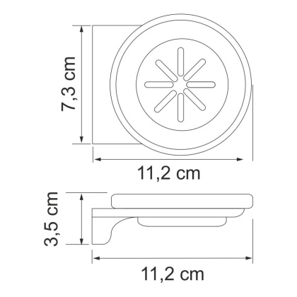 Kammel K-8329WHITE Мыльница