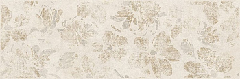 Декор OR2U011DT-63  Meissen Вставка Organic цветы бежевый 25х75 (уп/4шт), шт Декор OR2U011DT-63  Meissen Вставка Organic цветы бежевый 25х75 (уп/4шт), шт