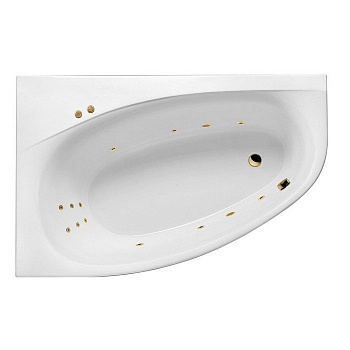 Ванна EXCELLENT Kameleon 170x110 (левая) "LINE" (золото) Ванна EXCELLENT Kameleon 170x110 (левая) "LINE" (золото)