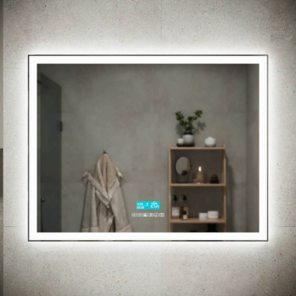 Зеркало для ванной комнаты SANCOS City 2.0  900x700  c  подсветкой, арт.CI2.900