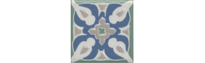 Вставка OS\B177\21052 Анвер 7 зеленый 4,85x4,85x6,9 (40шт), шт.