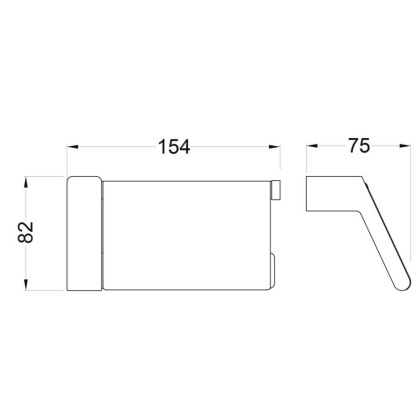 Бумагодержатель Timo Torne 43042/00 хром