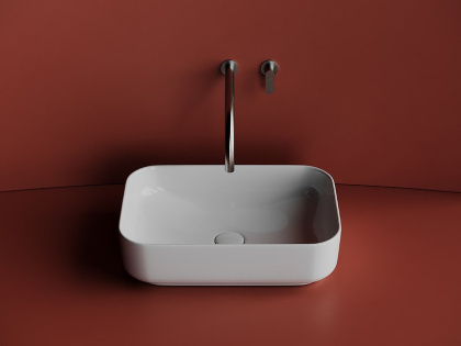 Умывальник чаша накладная прямоугольная Element 510*340*140мм