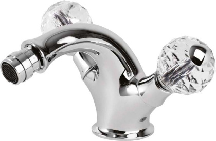 ATLANTIS-BS1-01-Sw/M Смеситель на биде с донным клапаном, исполнение хром, ручки Sw/M