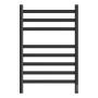 Полотенцесушитель электрический Point Селена PN16858B П8 500x800, диммер справа, черный
