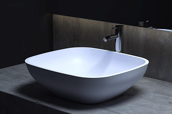 Раковина Salini GLORIA 308 1102208MRF S-Stone покраска по RAL полностью, накладная, матовая