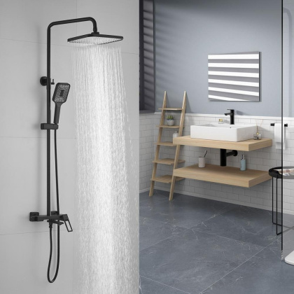 Душевая система Shevanik, латунь S6836H черный