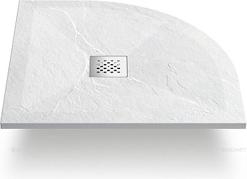 Поддон для душа из искусственного камня VST-4SQ8080W, 800*800*25, белый матовый