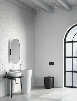 Смеситель Origin для раковины, средний, хром