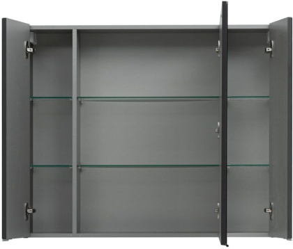 Зеркало-шкаф Aquanet Алвита 100 серый антрацит Зеркало-шкаф Aquanet Алвита 100 серый антрацит