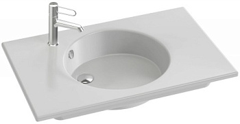 Раковина-столешница Jacob Delafon Odeon Rive Gauche EXAW112-Z-00 80 см с полированная нижней поверхн, шт