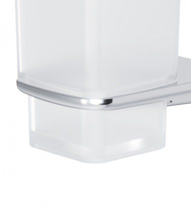 A50A34300 Inspire V2.0, Стеклянный стакан с настенным держателем, хром, шт