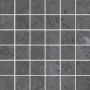 Декор Про Лаймстоун серый темный матовый мозаичный 30x30x0,9