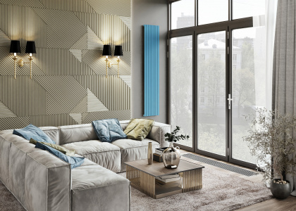 Трубчатый радиатор Соло В 1-300-3, (базовое исполнение)