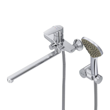 Смеситель Для ванны и душа с длинным изливом c душевым набором F90A95000 Gem