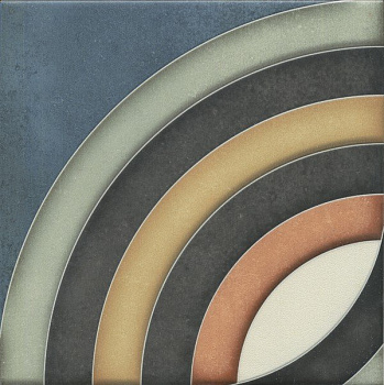 Декор HGD\A556\5009 Фантазия 2 орнамент (20см*20см*6,9мм) (10шт/0,4м2) матовый, шт