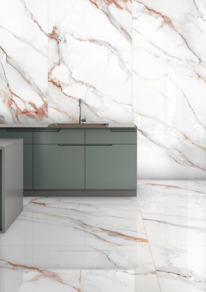 Керамический слэб BELDIA BIANCO ELEGANCE 2800х1200х6мм, Polished 