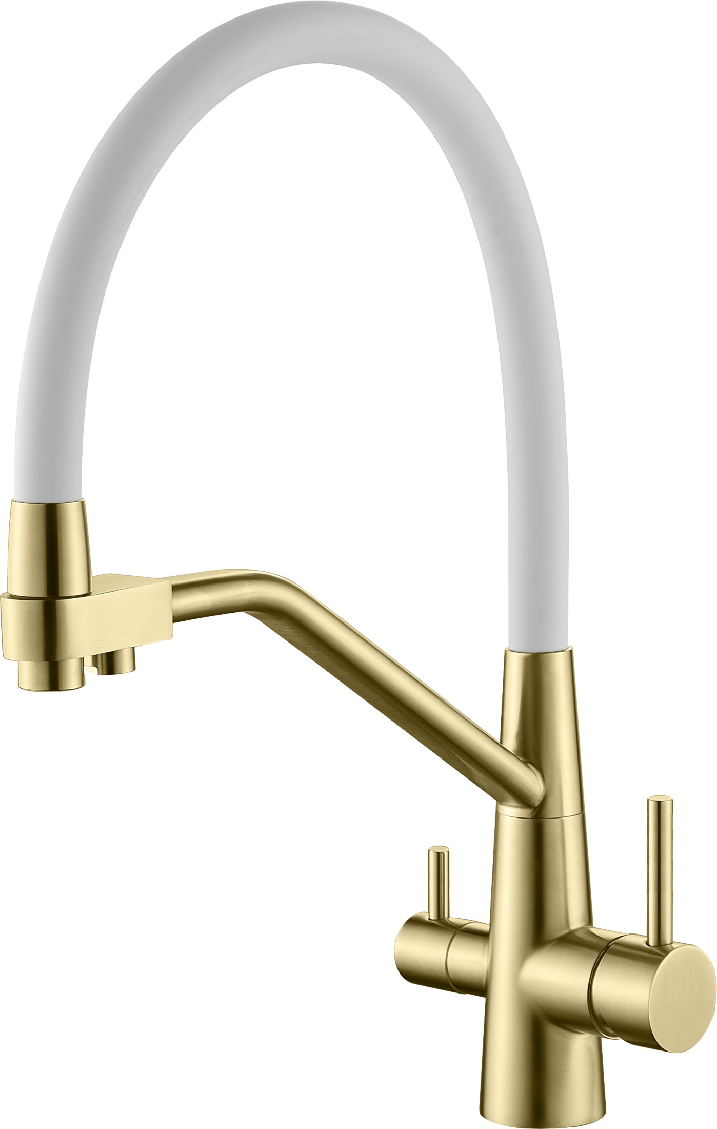 Смеситель Splenka для кухни со съемным гибким изливом, с магнитным фиксатором излива, с подключением фильтра питьевой воды S71.62.03