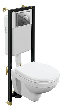 Комплект DELFI TPL + BLACK + LEON хром глянцевый Комплект DELFI TPL + BLACK + LEON хром глянцевый