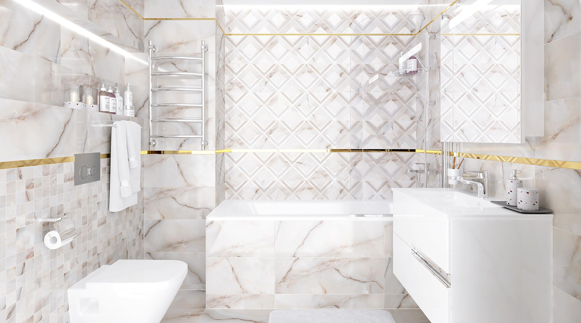 Lumis Декор бежевый 25х75