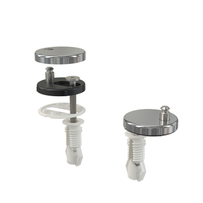 Петли с верхним монтажом, крышка из нержавеющей стали